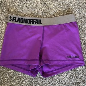 Flag Nor Fail spandex shorts
